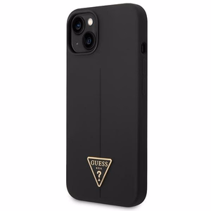 Guess GUHCP14MSLTGK iPhone 14 Plus 6.7" black/black hardcase Silicone Triangle