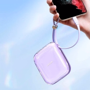 Joyroom JR-L005 10000mAh Lightning USB-A Power Bank - Purple
