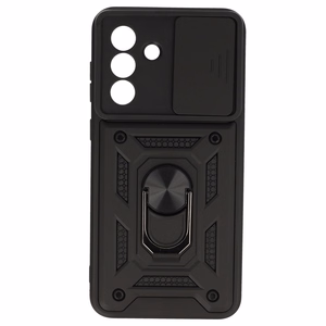 Slide Camera Armor Suojakuori Samsung Galaxy A36 5G:lle musta