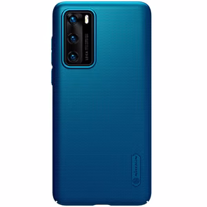 Nillkin Super Frosted Shield suojakuori laitteelle Huawei P40, riikinkukonsininen
