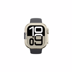 AmazingThing Titan Pro Metallisuojakuori Apple Watch 11 46mm Alumiini - Titaani