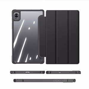 Dux Ducis Toby panssaroitu Flip Smart Case Realme Pad Mini musta