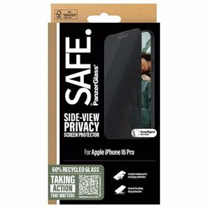 SAFE by PanzerGlass iPhone 16 Pro 6.3' Privacy näytönsuoja Ultra-Wide Fit SAFEP95876