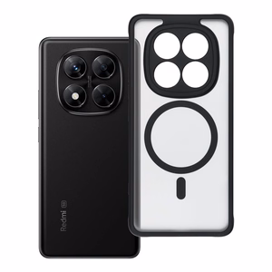 Suojakuori Xiaomi Redmi Note 14 PRO 5G:lle Full Matte Mag Cover yhteensopiva MagSafe musta