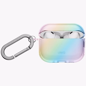 Uniq Iridescia Hang Case for AirPods Pro 3 - Transparent Multicolor