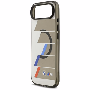 BMW M IML Metal Buttons Tricolor Lines MagSafe Case for iPhone Air - Gray