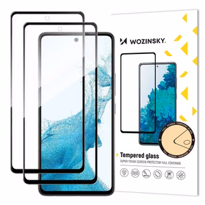 Wozinsky Full Glue Karkaistu lasi Samsung Galaxy S26:lle, yhteensopiva sormenjälkilukijan kanssa, 2 kpl