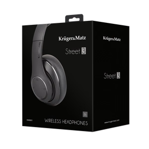 Kruger&Matz Street 3 Wireless -langattomat sankakuulokkeet, mustat