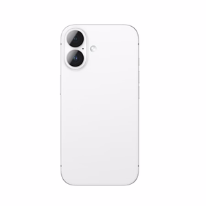 AmazingThing AR Aluminum 2 Lens Glass Kameran Linssin Kehyksellä iPhone 16 / 16 Plus:lle - valkoinen