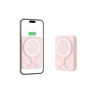 Tech-Protect LifeMag PB11 Powerbank MagSafe 10000mAh 15W USB-C-portilla - vaaleanpunainen + USB-C-kaapeli