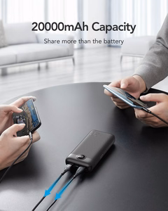 Ulkoinen akku Veger L20S (VP2039PD / W2039PD) PD QC3.0 2A 20000 mAh musta