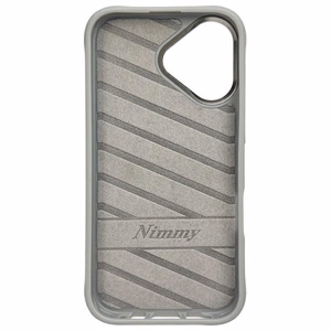 Nimmy Cool&Cute 2.0 Karhu Suojakuori iPhone 16:lle - harmaa