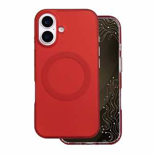 Tecto Shield Mistiq Mag suojakuori iPhone 16 6,1"-mallille, punainen