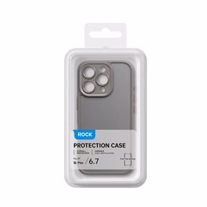 Rock Guard Touch Matte Series Suojakuori iPhone 16 Pro Max:lle sininen