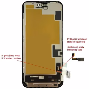 LTPO Soft OLED -näyttö iPhone 15 Plus -puhelimeen, 60 Hz