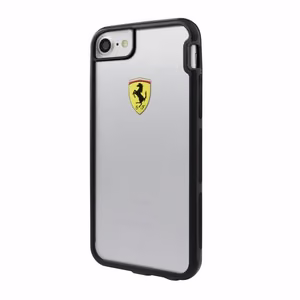 Ferrari Racing Shockproof Suojakuori iPhone 7 / 8 / SE 2020 / SE 2022:lle - läpinäkyvä