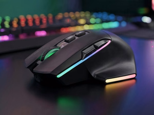 Mars Gaming MMWVECTOR optinen oikeakätinen hiiri, langaton RF, Bluetooth ja USB Type-A, 12000 DPI