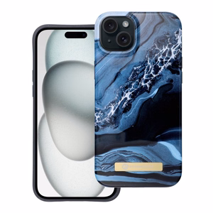 Suojakuori iPhone 15 PLUS:lle Forcell F-Protect Mirage yhteensopiva MagSafe ocean marble