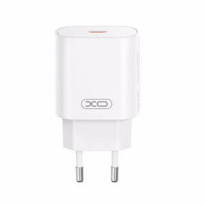 XO wall charger CE25 PD 25W 1x USB-C white + cable USB-C - Lightning