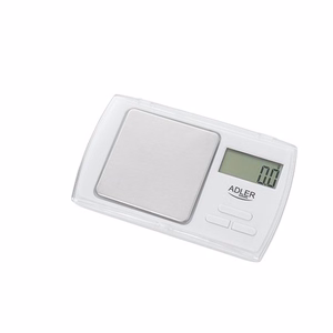 Adler AD 3161 – tarkkuusvaaka, 0.5 kg, 0.01 g, valkoinen
