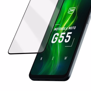 Karkaistu lasi 3mk HardGlass Max Lite musta Motorola Moto G55 5G:lle