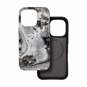 Suojakuori iPhone 15 PRO MAX:lle Forcell F-Protect Mirage Military Drop-Test hopeinen sumu