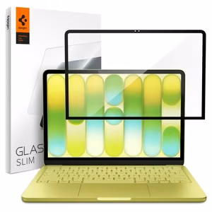 Spigen Glas.tR Slim FC -panssarilasinen näytönsuoja MacBook Neo 13" 2026 -mallille, musta