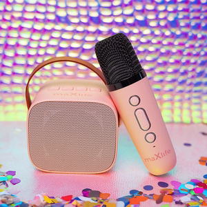 Maxlife Bluetooth-karaoke-kaiutin MXKS-100 vaaleanpunainen