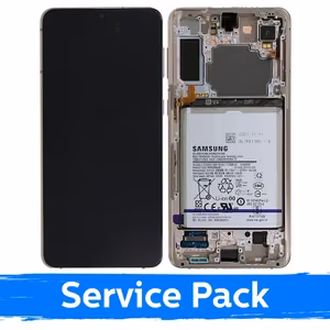 LCD-näyttö Samsung G996 S21 Plus kehyksellä / Phantom Violet / (Service Pack) +AKKU MUKANA