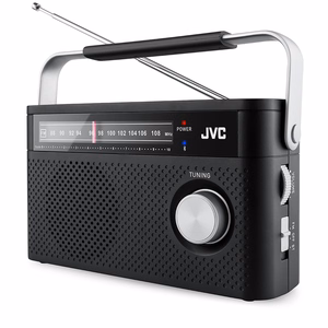 JVC RA-E315B – kannettava radio, musta