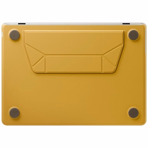 Uniq Lyden Versa -suojakuori MacBook Air 13" 2022 / 2024 / 2025 / 2026 -malleille, keltainen