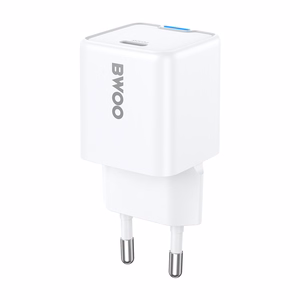 BWOO GaN PD wall charger 30W 1x USB-C port 1A white