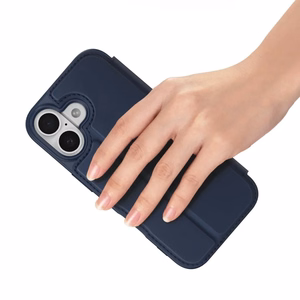 Dux Ducis SKIN PRO lompakkosuojakuori iPhone 17:lle sininen
