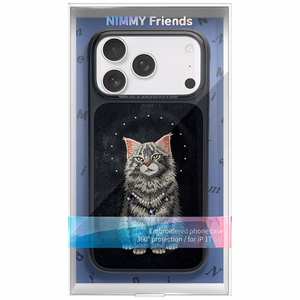 Nimmy Lucky Fashion Cat MagSafe Suojakuori iPhone 17 Pro - Musta