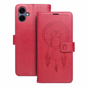 MEZZO Book Suojakuori Samsung A06:lle dreamcatcher magenta