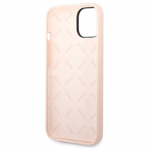 Guess GUHCP14MSLTGP iPhone 14 Plus 6.7" pink/pink hardcase Silicone Triangle