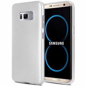 Mercury I-Jelly case for Samsung Galaxy S8, silver