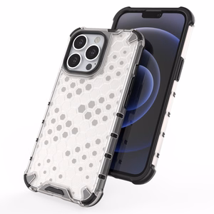 Honeycomb Asia panssari kansi TPU puskuri iPhone 13 Pro punainen