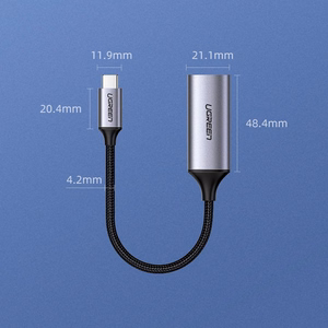 Ugreen USB Type C to HDMI 2.0 Adapter 4K @ 60 Hz Thunderbolt 3 for MacBook / PC gray (70444)