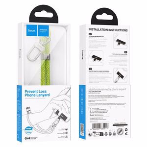 Wrist phone lanyard Hoco 0,21 m GH4 fluorescent green