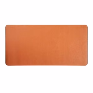Large PVC Leather Mouse Pad, 1200x600, Orange