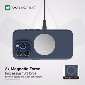 Amazing Thing Smoothie Magsafe Suojakuori 8FT IP156.7PSMBU iPhone 15 Pro Max:lle laivastonsininen