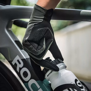 Rockbros 16110006002 shock-absorbing cycling gloves size M - green and black