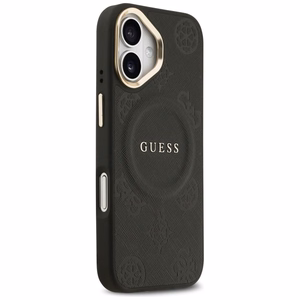 GUESS Suojakuori IPHONE 17 MagSafe GUHMP17SPSAMSECK (PU W/ Peony Hot Stamp) musta