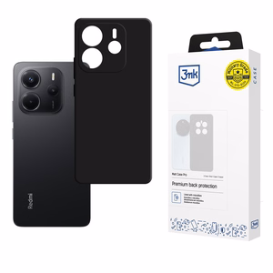3mk Matt Case Pro Suojakuori Xiaomi Redmi Note 14 4G:lle - mattamusta