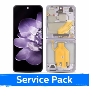 Xiaomi Mix Flip -yhteensopiva LCD-näyttö kehyksellä / violetti / (huoltopakkaus)