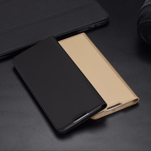 Dux Ducis Skin Pro Kirjahylly tyyppi tapauksessa Samsung Galaxy A03s vaaleanpunainen