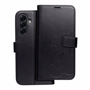 MEZZO-kirjakotelo SAMSUNG A56 5G nalle musta