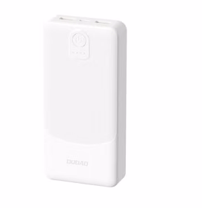 Varavirtalähde POWER BANK Dudao (K10) 10000mAh (1xUSB-C ; 2xUSB 2.4A) valkoinen