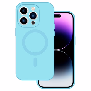 TEL PROTECT MagSilicone Suojakuori iPhone 11:lle vaaleansininen
